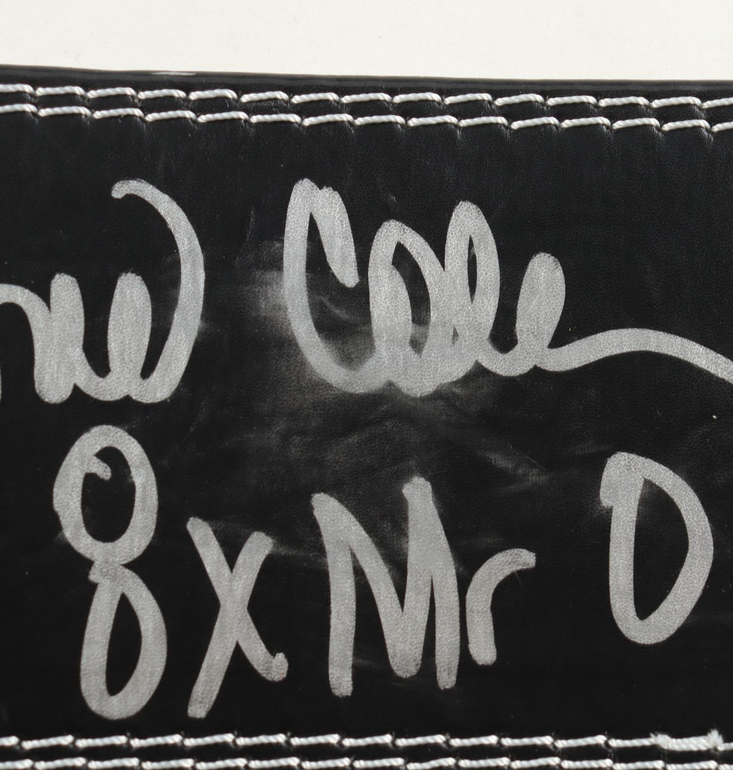 Ronnie Coleman Signed Belt Inscribed "8x Mr. O" (JSA) at PristineAuction.com Ronnie Coleman Signed Belt Inscribed "8x Mr. O" (JSA) at PristineAuction.com