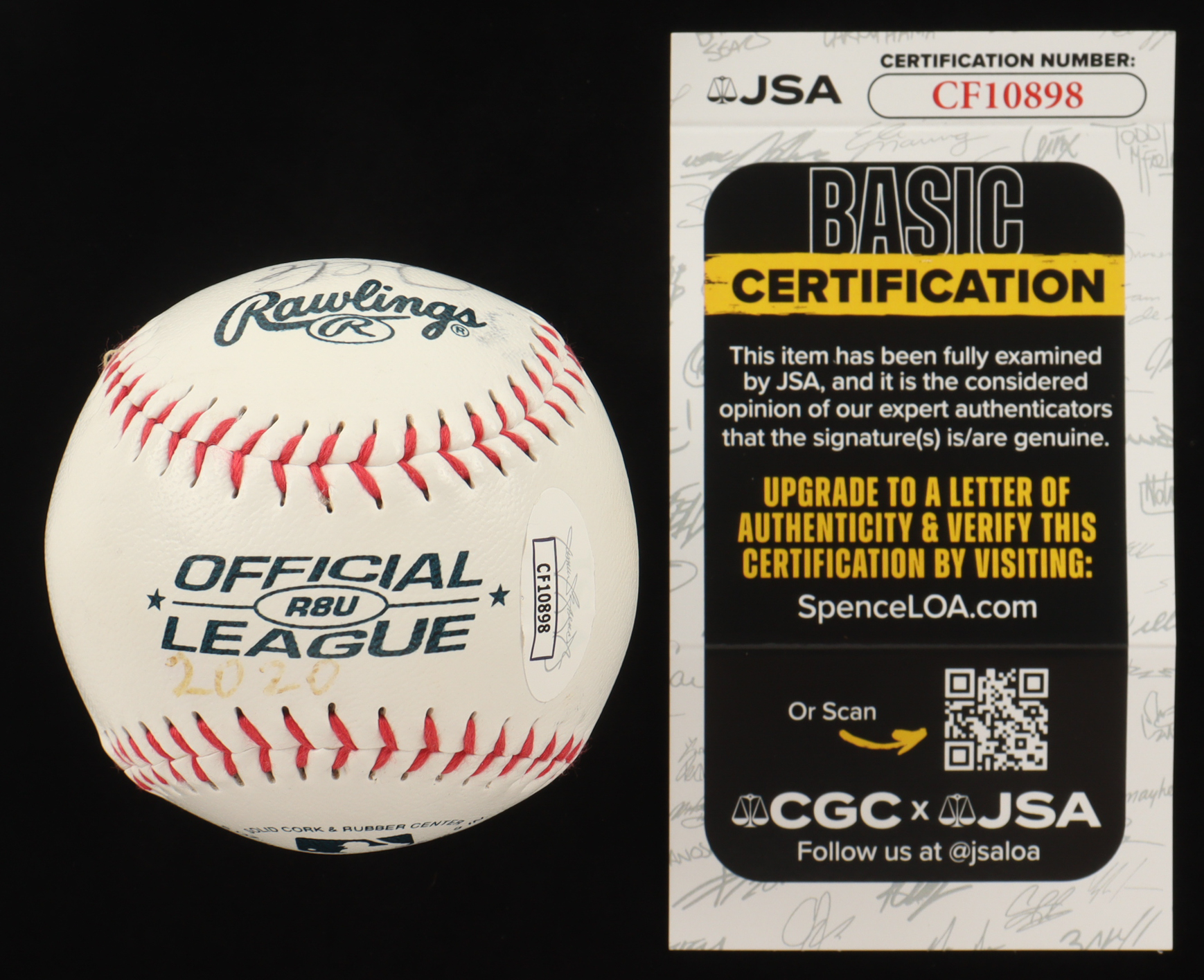 OL Baseball Signed by (6) With Brusdar Graterol, Justin Turner, Dylan Floro, Ross Stripling Inscribed "2020" (JSA) (See Photos) at PristineAuction.com OL Baseball Signed by (6) With Brusdar Graterol, Justin Turner, Dylan Floro, Ross Stripling Inscribed "2020" (JSA) (See Photos) at PristineAuction.com