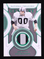 Jim Otto 2021 Panini National Treasures Century Materials Emerald #100 #5/5 at PristineAuction.com