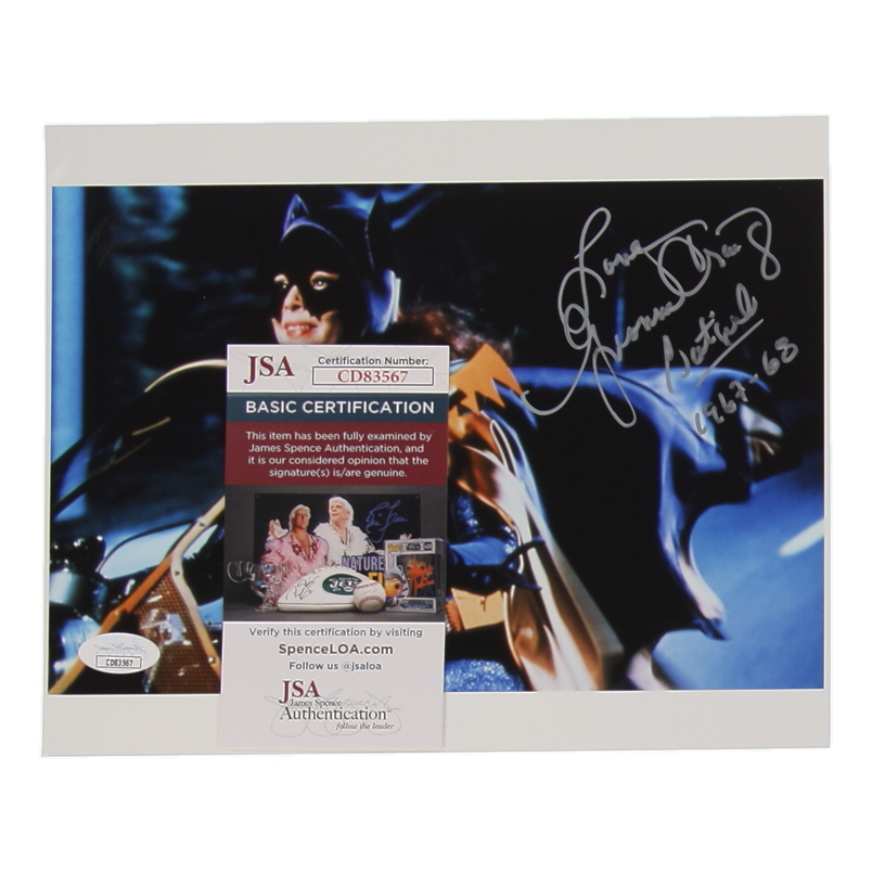 Yvonne Craig Signed "Batman" 8x10 Photo Inscribed "Love", "Batgirl" & "1967-68" (JSA) at PristineAuction.com Yvonne Craig Signed "Batman" 8x10 Photo Inscribed "Love", "Batgirl" & "1967-68" (JSA) at PristineAuction.com