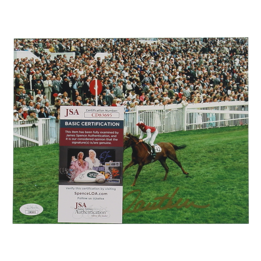 Steve Cauthen Signed 8x10 Photo (JSA) at PristineAuction.com Steve Cauthen Signed 8x10 Photo (JSA) at PristineAuction.com