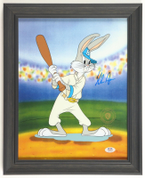 Nolan Ryan Signed "Looney Tunes" Custom Framed Original Film Cel Display (PSA) at PristineAuction.com