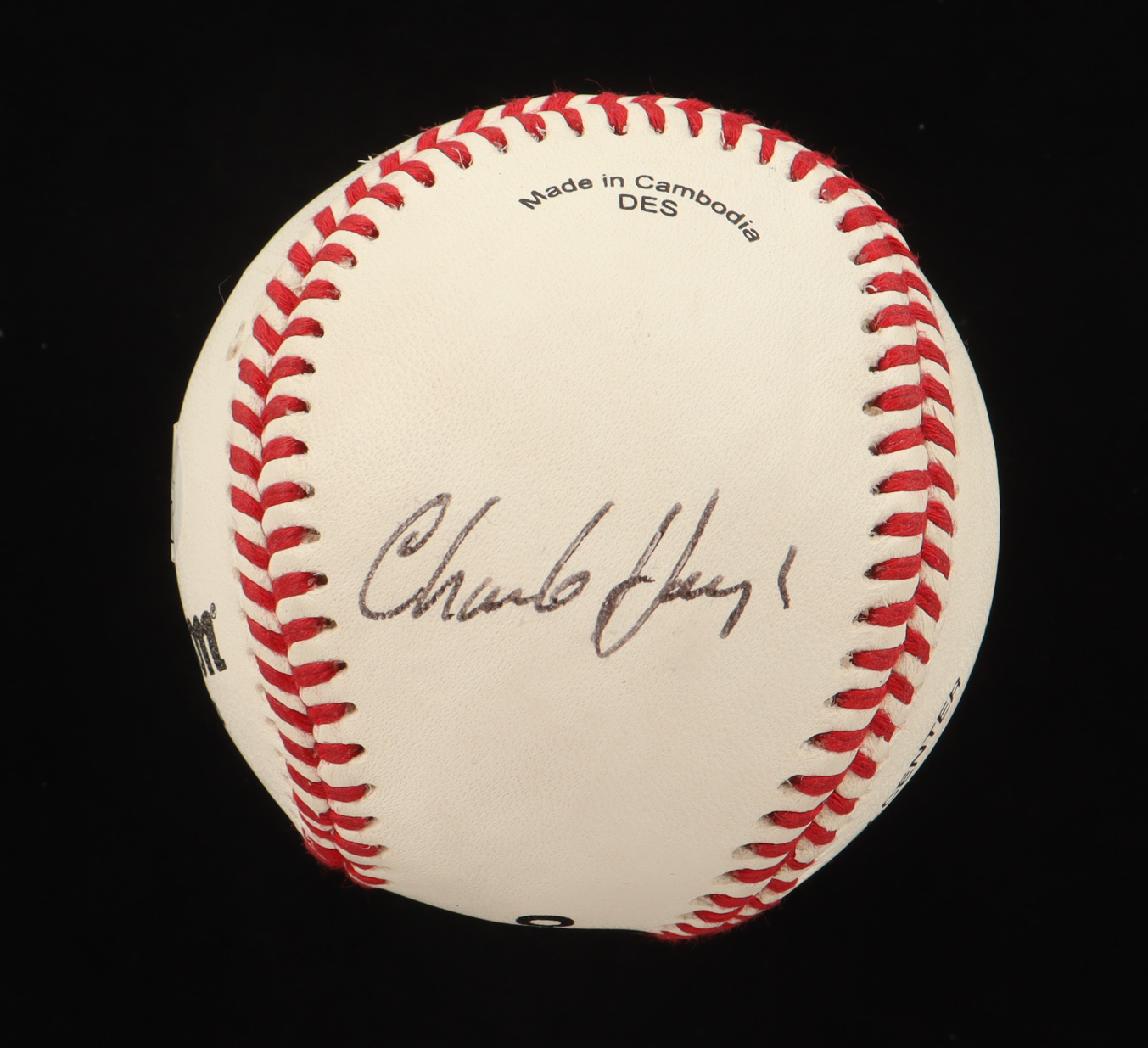 Kevin Gowdy, Michael Groves & Charlie Hough Signed Wilson Baseball (JSA) at PristineAuction.com Kevin Gowdy, Michael Groves & Charlie Hough Signed Wilson Baseball (JSA) at PristineAuction.com