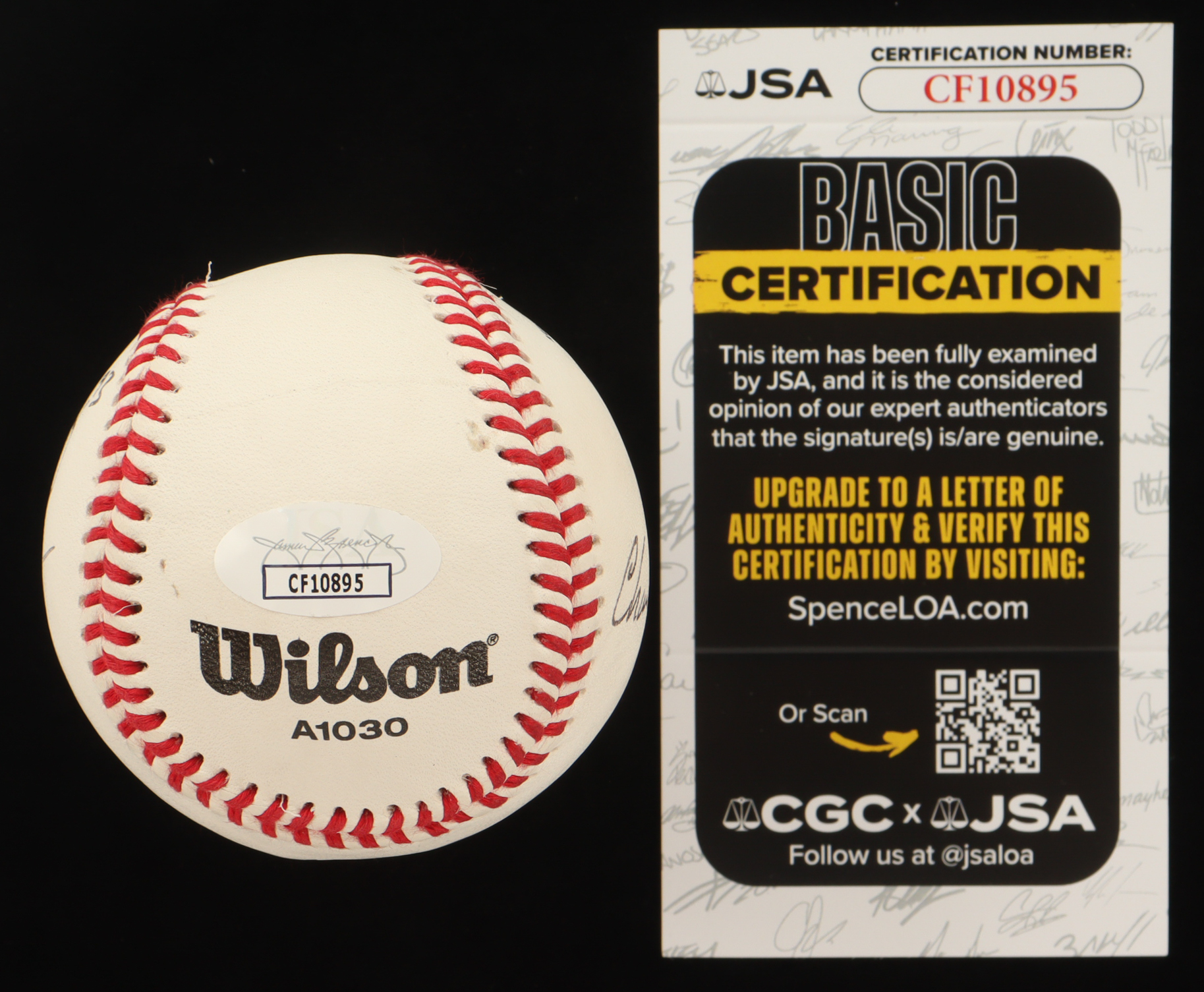 Kevin Gowdy, Michael Groves & Charlie Hough Signed Wilson Baseball (JSA) at PristineAuction.com Kevin Gowdy, Michael Groves & Charlie Hough Signed Wilson Baseball (JSA) at PristineAuction.com