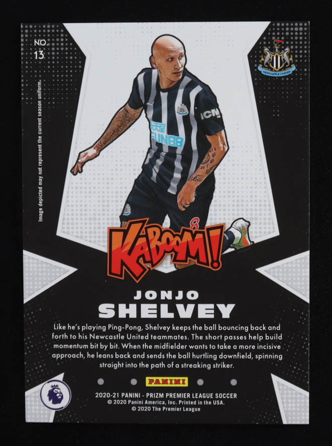 Jonjo Shelvey 2020-21 Panini Prizm English Premier League Kaboom #13 at PristineAuction.com Jonjo Shelvey 2020-21 Panini Prizm English Premier League Kaboom #13 at PristineAuction.com