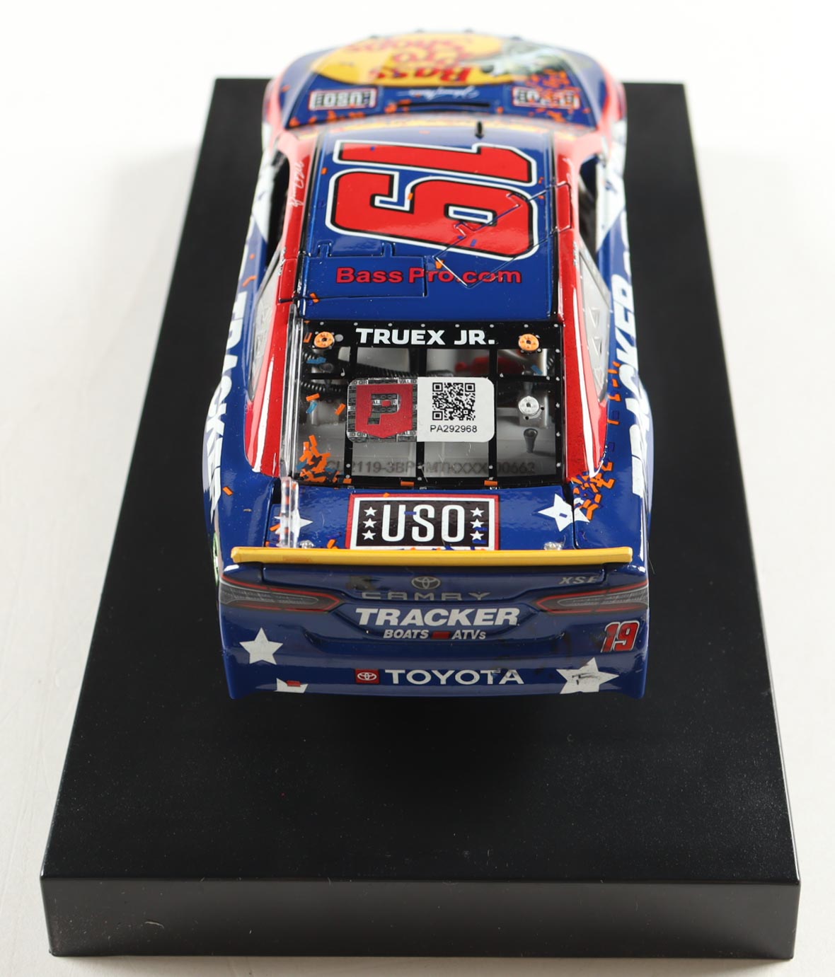 Martin Truex Jr. Signed 2021 #19 Bass Pro Shops Patriotic Richmond Win 1:24 Diecast Car (PA) at PristineAuction.com Martin Truex Jr. Signed 2021 #19 Bass Pro Shops Patriotic Richmond Win 1:24 Diecast Car (PA) at PristineAuction.com