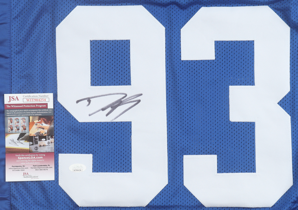 Dwight Freeney Signed Jersey (JSA) at PristineAuction.com Dwight Freeney Signed Jersey (JSA) at PristineAuction.com