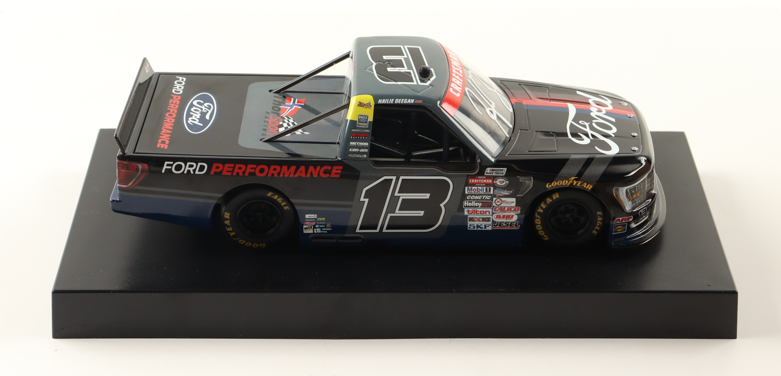 Hailie Deegan Signed 2023 #13 Ford Performance 1:24 Diecast Truck (Deegan) at PristineAuction.com Hailie Deegan Signed 2023 #13 Ford Performance 1:24 Diecast Truck (Deegan) at PristineAuction.com