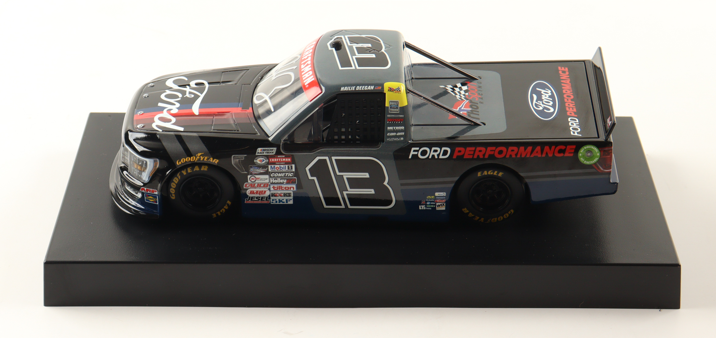 Hailie Deegan Signed 2023 #13 Ford Performance 1:24 Diecast Truck (Deegan) at PristineAuction.com Hailie Deegan Signed 2023 #13 Ford Performance 1:24 Diecast Truck (Deegan) at PristineAuction.com