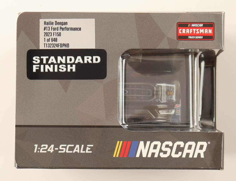 Hailie Deegan Signed 2023 #13 Ford Performance 1:24 Diecast Truck (Deegan) at PristineAuction.com Hailie Deegan Signed 2023 #13 Ford Performance 1:24 Diecast Truck (Deegan) at PristineAuction.com