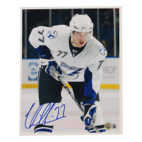 Victor Hedman Signed Lighting 8x10 Photo (Beckett) at PristineAuction.com