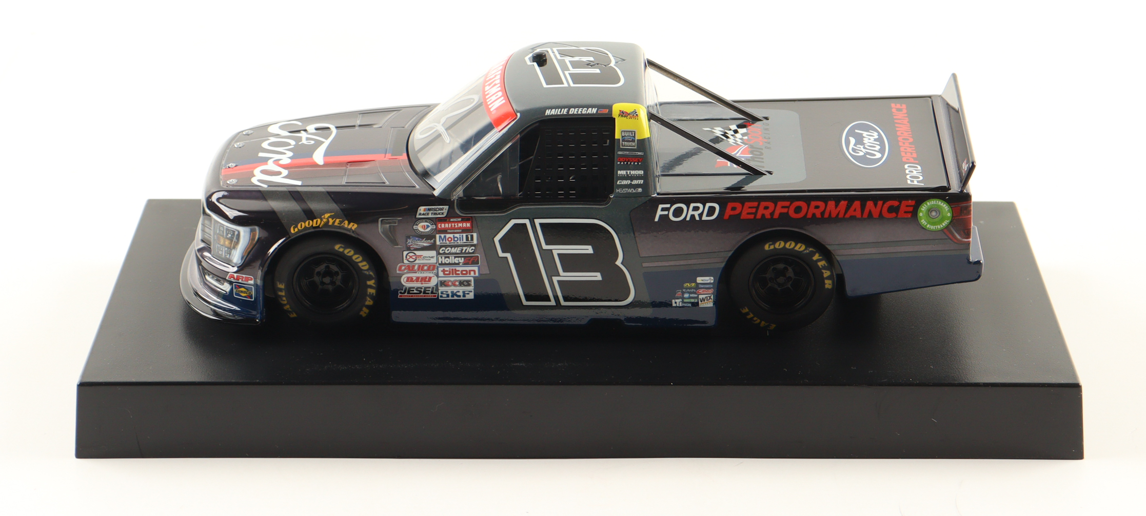 Hailie Deegan Signed 2023 #13 Ford Performance Liquid Color 1:24 Diecast Truck (Deegan) at PristineAuction.com Hailie Deegan Signed 2023 #13 Ford Performance Liquid Color 1:24 Diecast Truck (Deegan) at PristineAuction.com