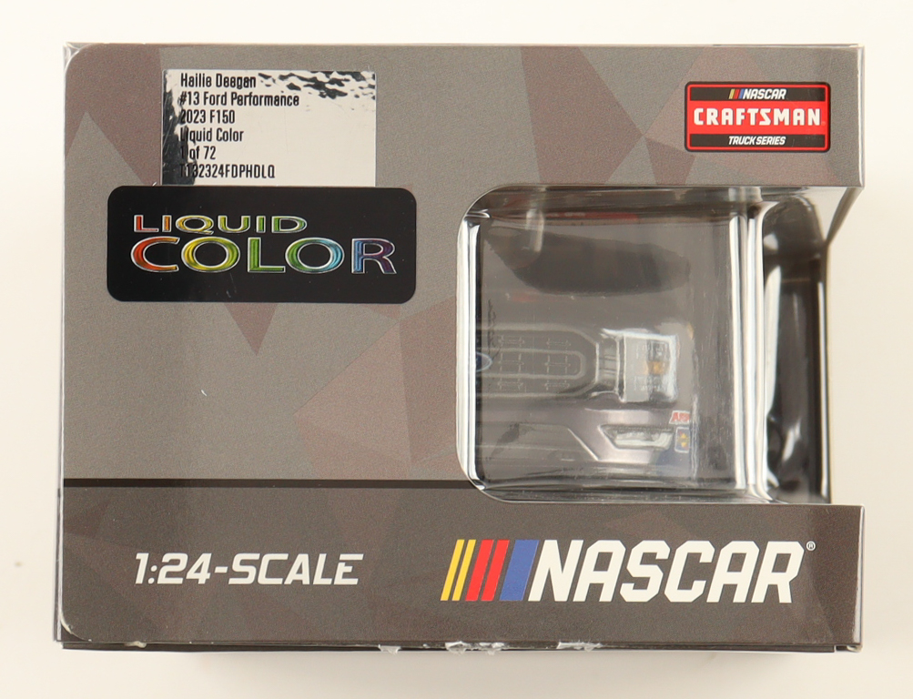 Hailie Deegan Signed 2023 #13 Ford Performance Liquid Color 1:24 Diecast Truck (Deegan) at PristineAuction.com Hailie Deegan Signed 2023 #13 Ford Performance Liquid Color 1:24 Diecast Truck (Deegan) at PristineAuction.com