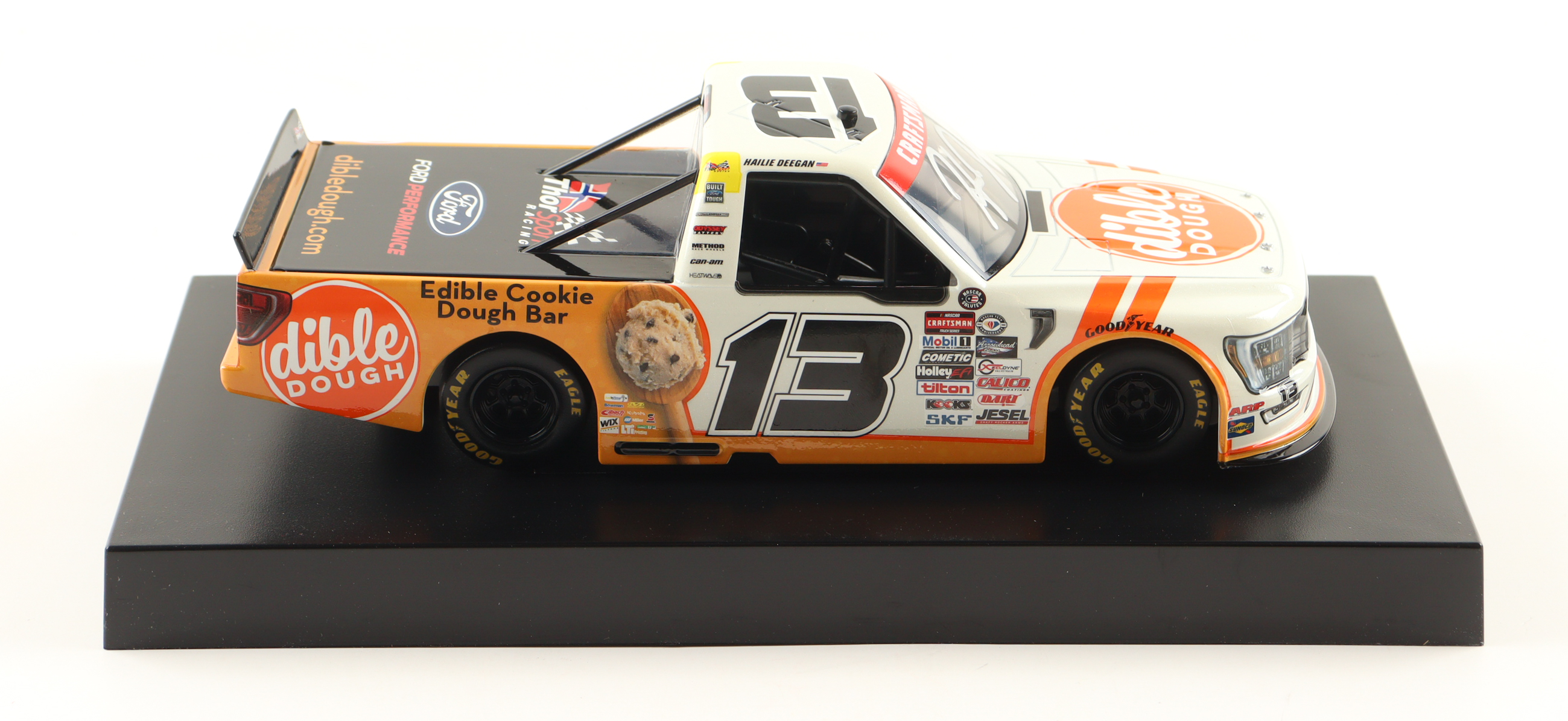 Hailie Deegan Signed 2023 #13 Dible Dough Liquid Color 1:24 Diecast Truck (Deegan) at PristineAuction.com Hailie Deegan Signed 2023 #13 Dible Dough Liquid Color 1:24 Diecast Truck (Deegan) at PristineAuction.com