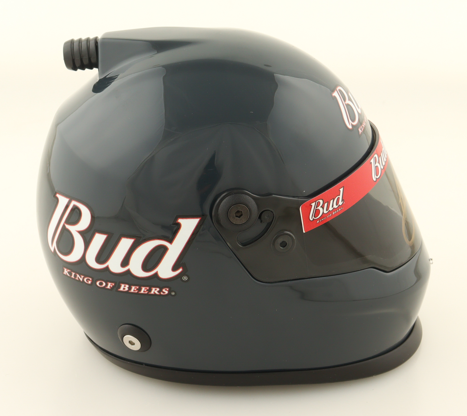 Dale Earnhardt Jr. Signed Budweiser NASCAR Mini Helmet (JR Motorsports) at PristineAuction.com Dale Earnhardt Jr. Signed Budweiser NASCAR Mini Helmet (JR Motorsports) at PristineAuction.com