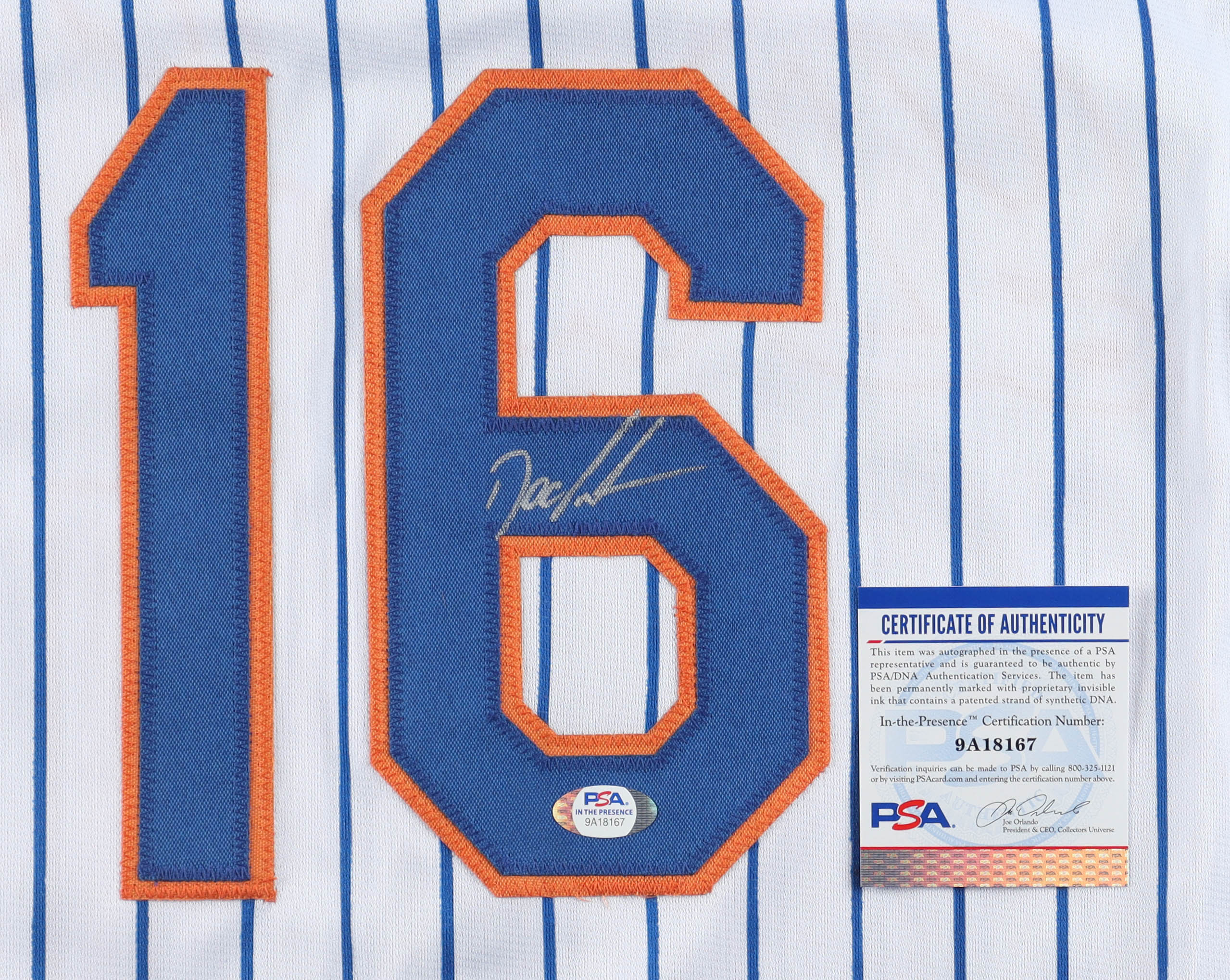 Dwight "Doc" Gooden Signed Jersey (PSA) at PristineAuction.com Dwight "Doc" Gooden Signed Jersey (PSA) at PristineAuction.com