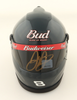 Dale Earnhardt Jr. Signed Budweiser NASCAR Mini Helmet (JR Motorsports) at PristineAuction.com