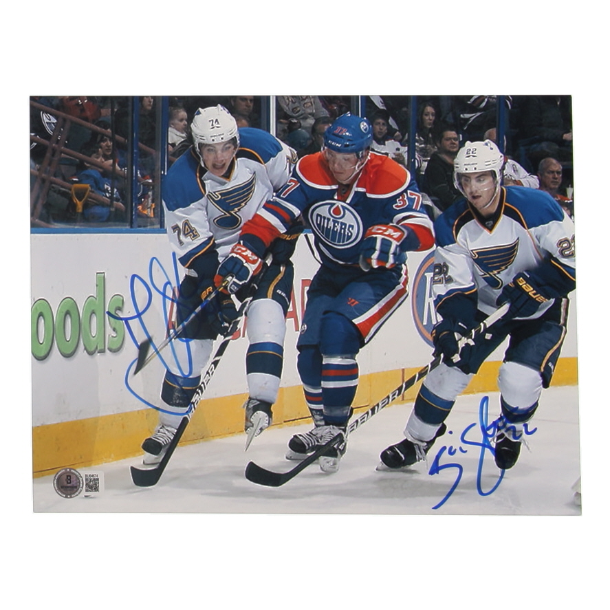 Kevin Shattenkirk & T.J. Oshie Signed Blues 8x10 Photo (Beckett) at PristineAuction.com Kevin Shattenkirk & T.J. Oshie Signed Blues 8x10 Photo (Beckett) at PristineAuction.com