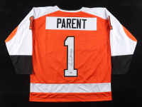 Bernie Parent Signed Inscribed "HOF 84" Jersey (PSA) at PristineAuction.com