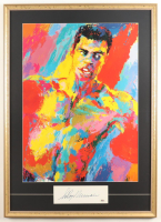LeRoy Neiman Signed Custom Framed Cut Display with "Muhammad Ali" Art Print (PSA) at PristineAuction.com
