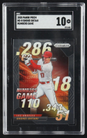 Shohei Ohtani 2020 Panini Prizm Numbers Game #NG-8 (SGC 10) at PristineAuction.com