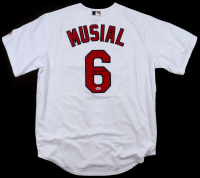 Stan Musial Signed Cardinals Majestic Authentic Jersey (PSA) at PristineAuction.com