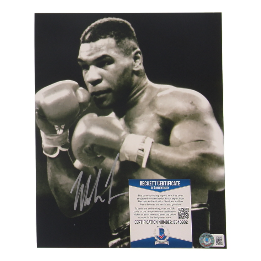 Mike Tyson Signed 8x10 Photo (Beckett) at PristineAuction.com Mike Tyson Signed 8x10 Photo (Beckett) at PristineAuction.com