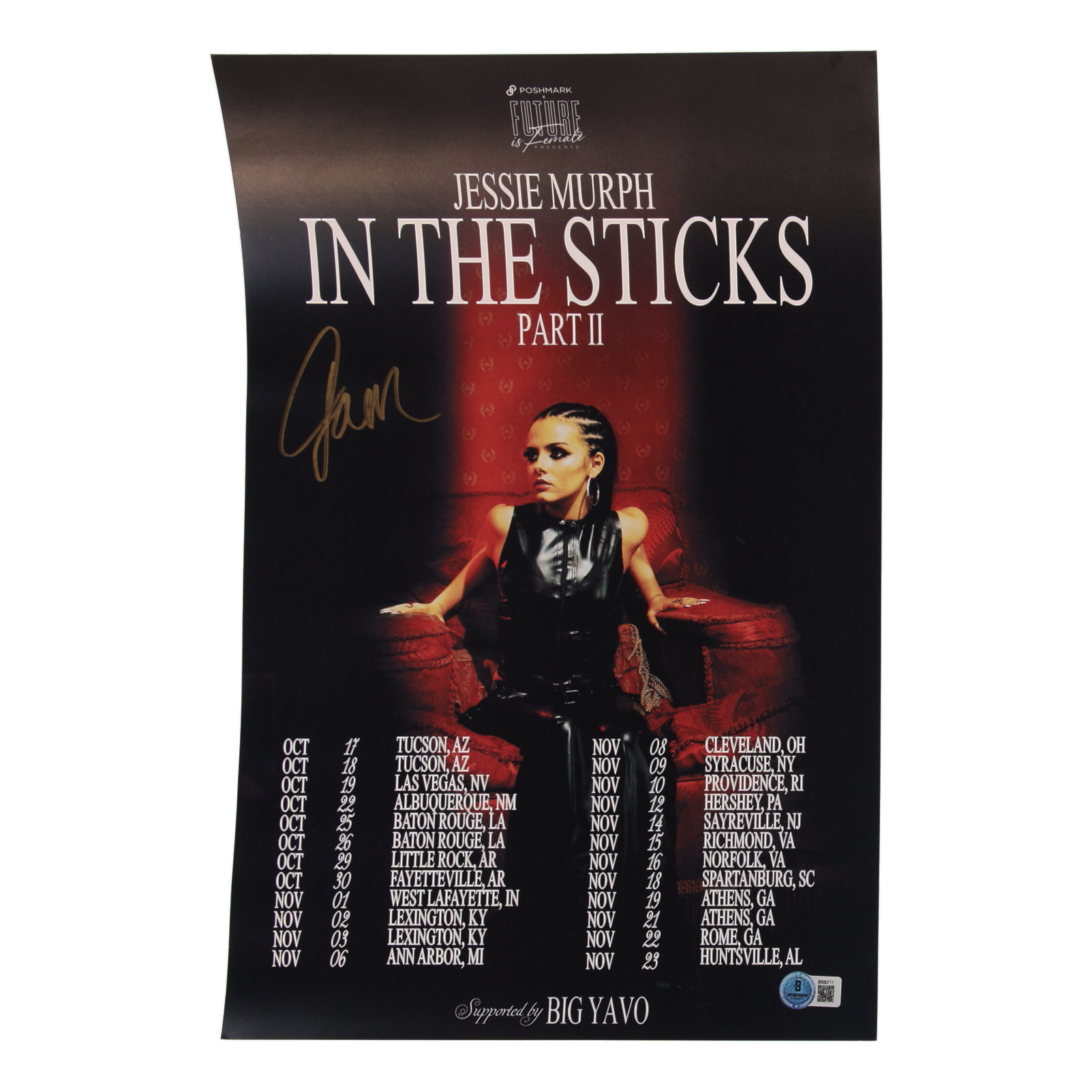 Jessie Murph Signed 11x17 "In The Sticks Part 2" Poster Print (Beckett) at PristineAuction.com Jessie Murph Signed 11x17 "In The Sticks Part 2" Poster Print (Beckett) at PristineAuction.com