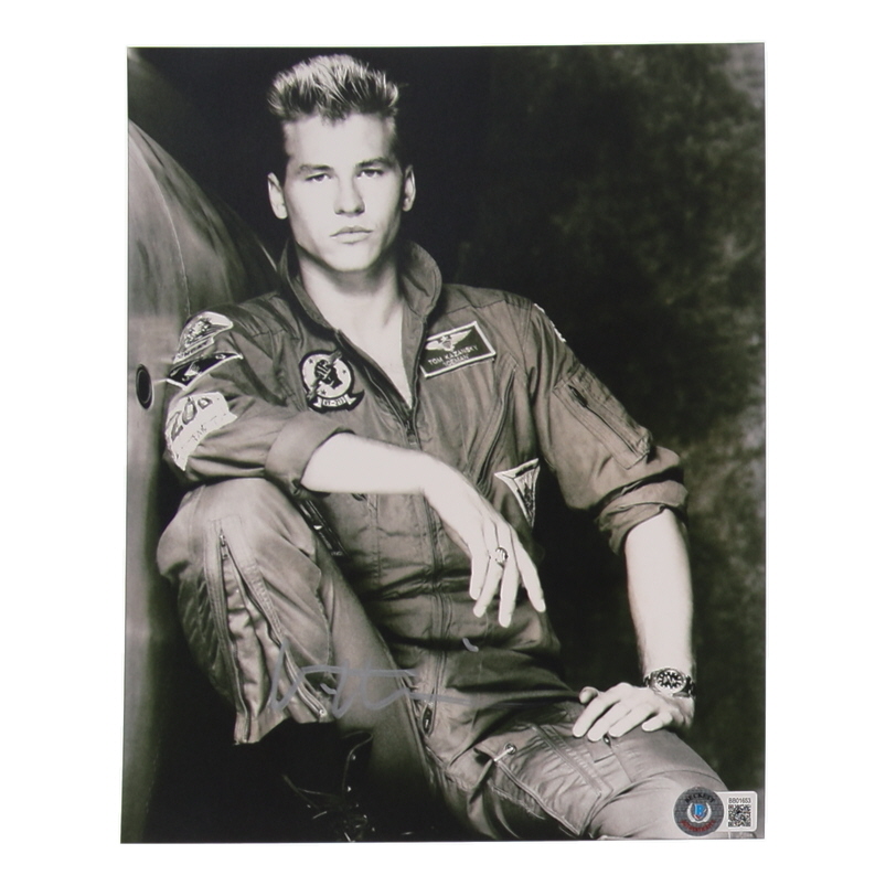 Val Kilmer Signed "Top Gun" 8x10 Photo (Beckett) at PristineAuction.com Val Kilmer Signed "Top Gun" 8x10 Photo (Beckett) at PristineAuction.com