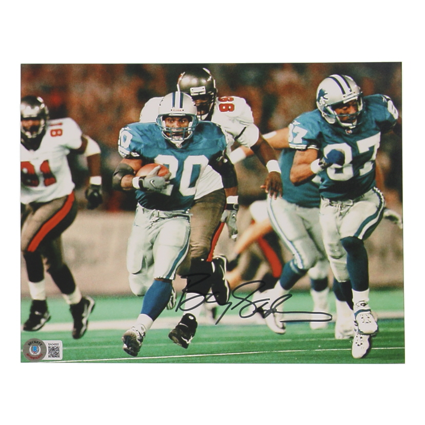 Barry Sanders Signed Lions 8x10 Photo (Beckett) at PristineAuction.com Barry Sanders Signed Lions 8x10 Photo (Beckett) at PristineAuction.com
