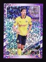 Jude Bellingham 2020-21 Topps Chrome UEFA Champions League Purple Diamond Refractors #68 #114/250 RC at PristineAuction.com