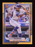 Ronny Mauricio 2024 Bowman Chrome Gold Refractors #24 #40/50 RC at PristineAuction.com