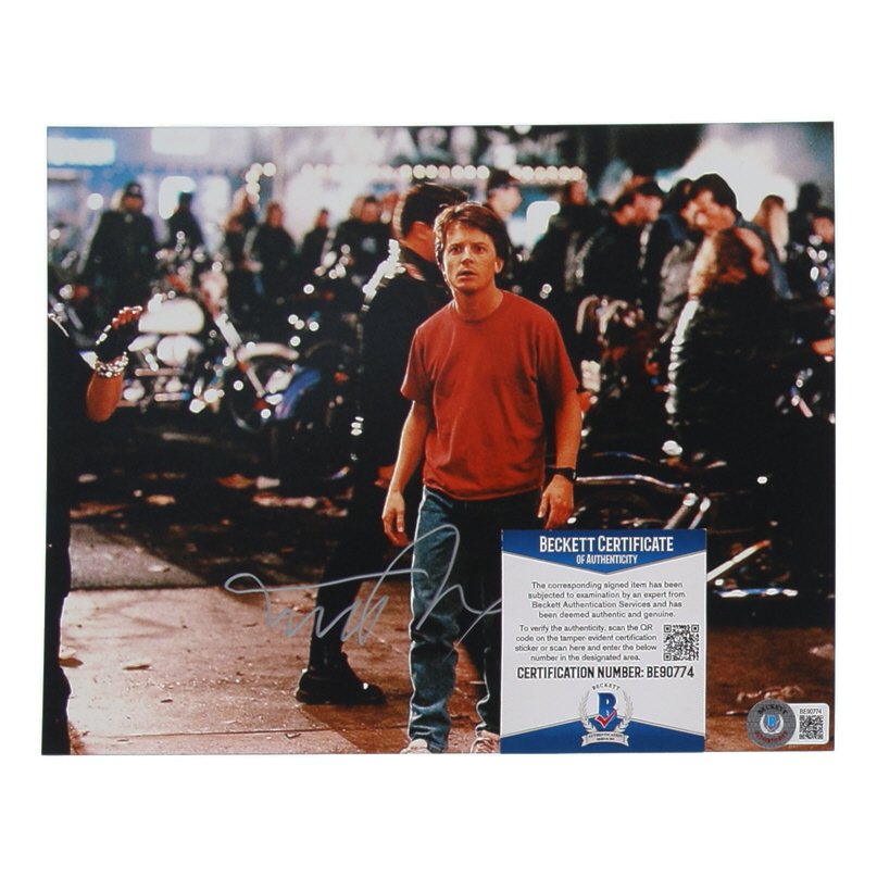 Michael J. Fox Signed 8x10 Photo (Beckett) at PristineAuction.com Michael J. Fox Signed 8x10 Photo (Beckett) at PristineAuction.com