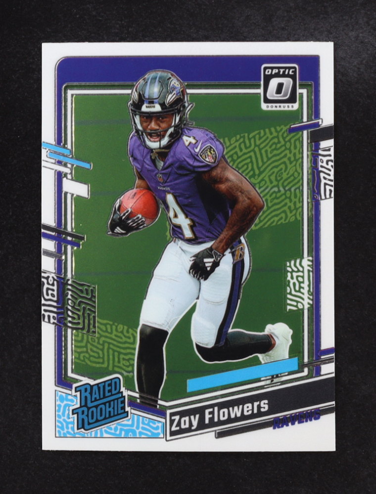 Zay Flowers 2023 Panini Donruss Optic RR #210 RC