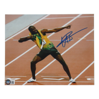 Usain Bolt Signed 2016 Olympics 8x10 Photo (Beckett) at PristineAuction.com