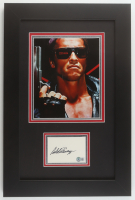 Arnold Schwarzenegger Signed Custom Framed Cut Display (Beckett) at PristineAuction.com
