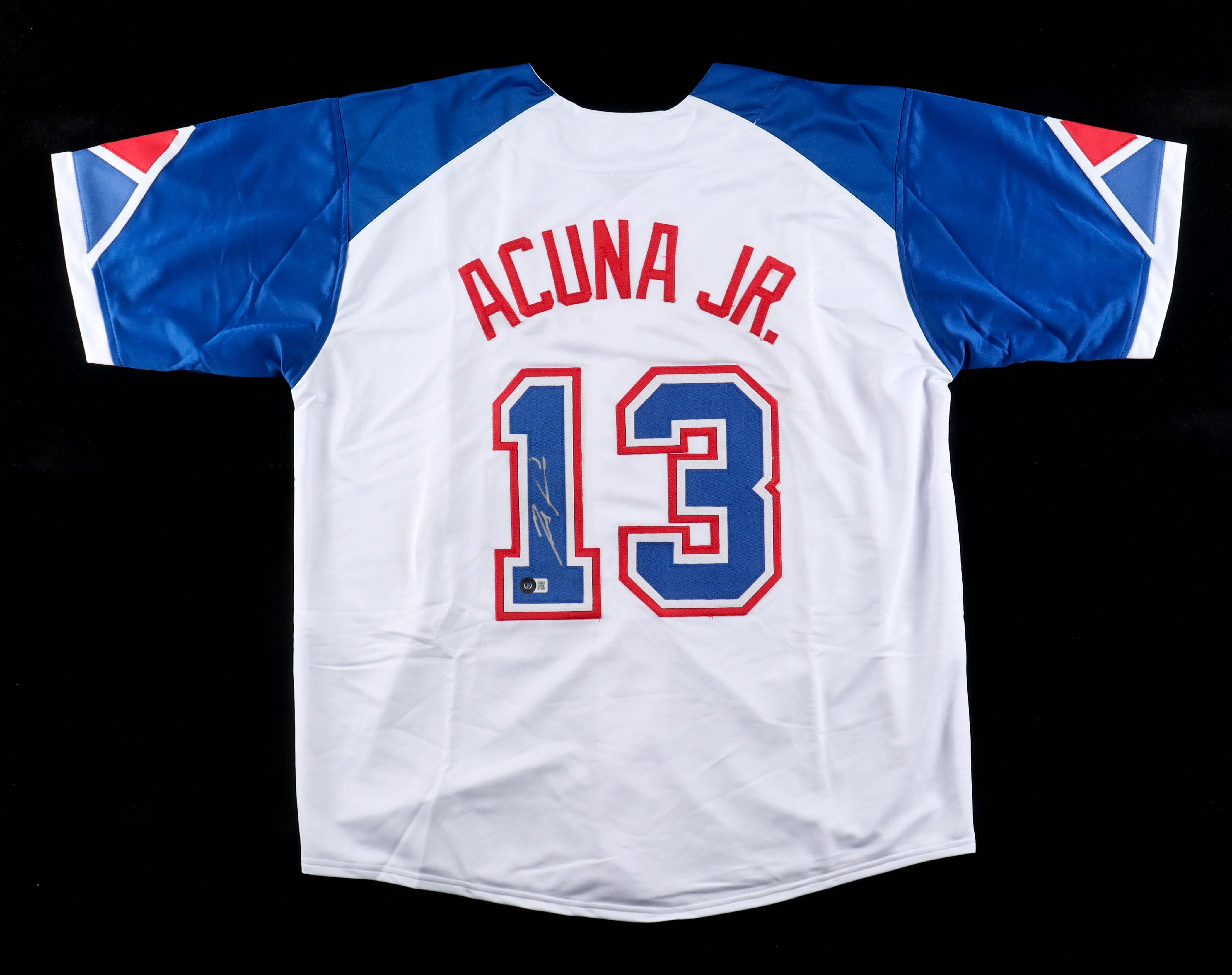 Ronald Acuna Jr. Signed Jersey (Beckett) at PristineAuction.com Ronald Acuna Jr. Signed Jersey (Beckett) at PristineAuction.com