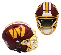 Terry McLaurin Signed Commanders Full-Size Authentic On-Field Speedflex Helmet (Beckett) at PristineAuction.com