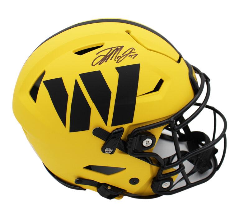 Terry McLaurin Signed Commanders Full-Size Authentic On-Field Rave Alternate Speedflex Helmet (Beckett) at PristineAuction.com Terry McLaurin Signed Commanders Full-Size Authentic On-Field Rave Alternate Speedflex Helmet (Beckett) at PristineAuction.com
