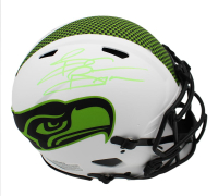 Brian Bosworth Signed Seahawks Full-Size Authentic On-Field Lunar Eclipse Alternate Speed Helmet (Beckett) at PristineAuction.com