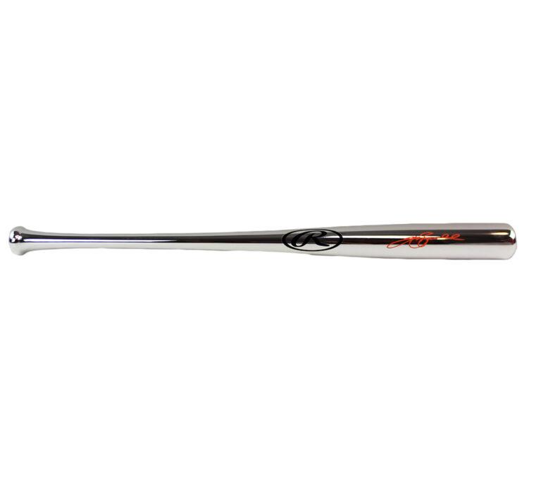 Jeff Bagwell Signed Rawlings Silver Chrome Baseball Bat (Beckett) at PristineAuction.com Jeff Bagwell Signed Rawlings Silver Chrome Baseball Bat (Beckett) at PristineAuction.com