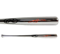 Jeff Bagwell Signed Rawlings Silver Chrome Baseball Bat (Beckett) at PristineAuction.com