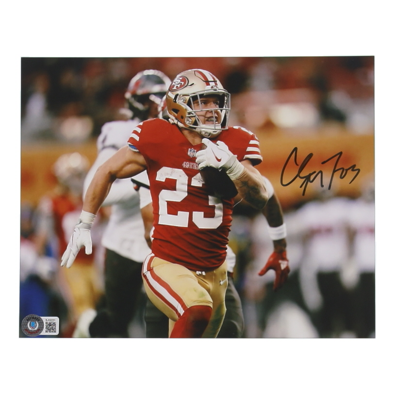 Christian McCaffrey Signed 49ers 8x10 Photo (Beckett) at PristineAuction.com Christian McCaffrey Signed 49ers 8x10 Photo (Beckett) at PristineAuction.com