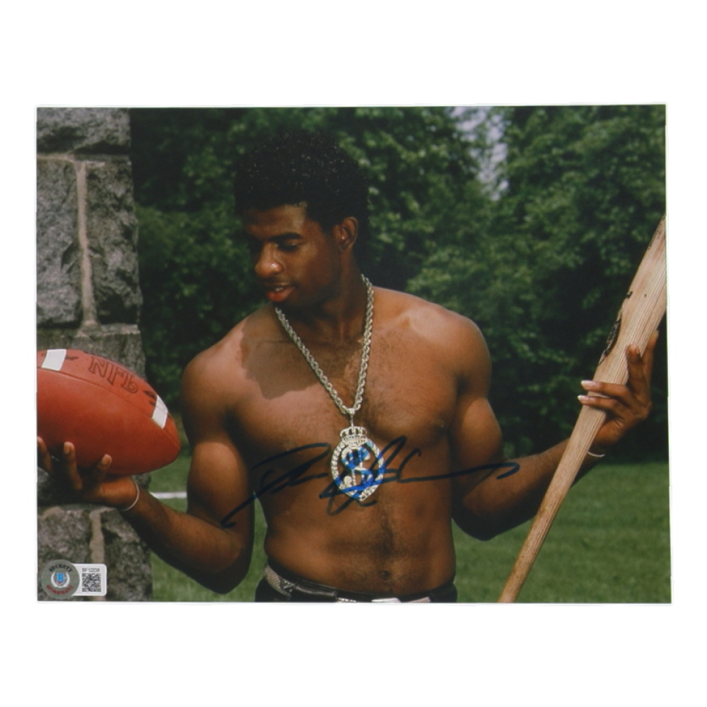 Deion Sanders Signed 8x10 Photo (Beckett) at PristineAuction.com