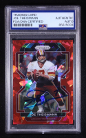 Joe Theismann Signed 2021 Panini Prizm Prizms Red Ice #217 (PSA) at PristineAuction.com