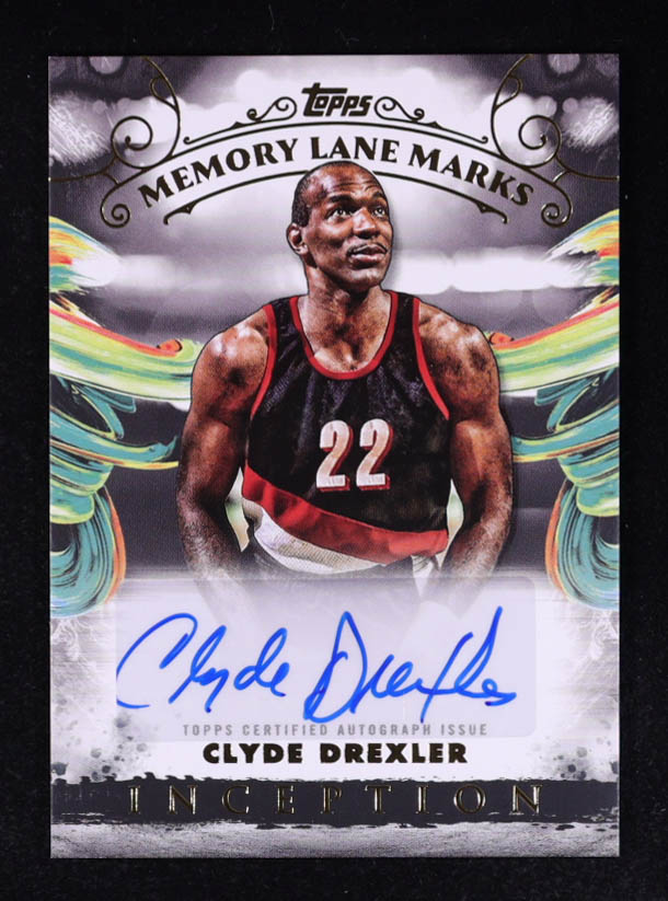 Clyde Drexler 2024-25 Topps Inception Memory Lane Marks #MLMCD at PristineAuction.com Clyde Drexler 2024-25 Topps Inception Memory Lane Marks #MLMCD at PristineAuction.com