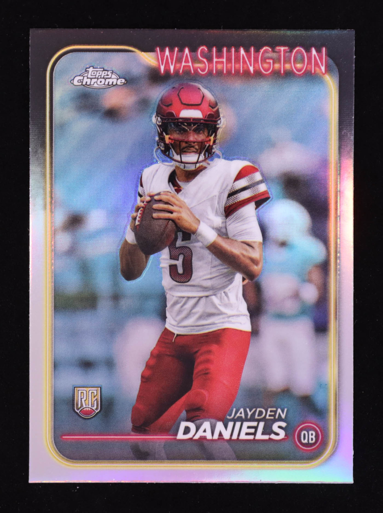 Jayden Daniels 2024 Topps Chrome Refractors #201 RC