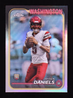 Jayden Daniels 2024 Topps Chrome Refractors #201 RC at PristineAuction.com