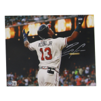 Ronald Acuna Signed Braves 8x10 Photo (Beckett) at PristineAuction.com
