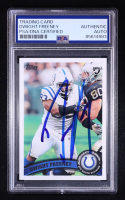 Dwight Freeney Signed 2011 Topps #191 (PSA) at PristineAuction.com